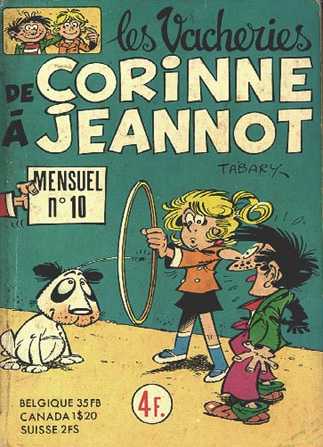 Scan de la Couverture Les vacheries de Corinne  Jeannot n 10